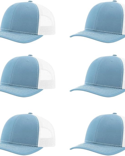Richardson 112 Classic Six-Panel Adjustable Snapback Trucker Cap | Bulk Packs Available