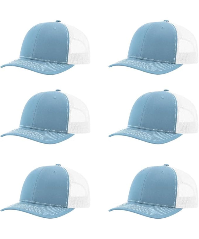 Richardson 112 Classic Six-Panel Adjustable Snapback Trucker Cap | Bulk Packs Available