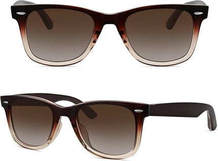 MEETSUN Polarized Sunglasses for Women Men Classic Retro Square Frame Driving Sun Glasses UV Protection