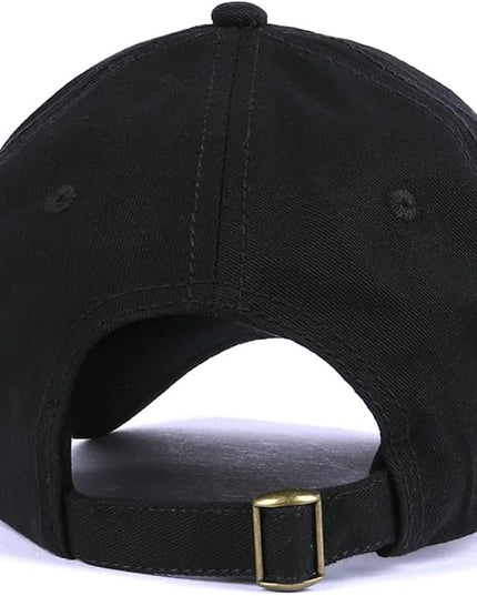 Zylioo XL XXL Oversize Baseball Cap, 100% Cotton Adjustable Dad Hat for Big Heads 23.5"-25.5", Soft Crown Large Size Cap