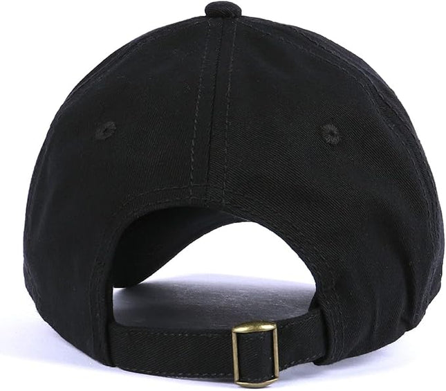 Zylioo XL XXL Oversize Baseball Cap, 100% Cotton Adjustable Dad Hat for Big Heads 23.5"-25.5", Soft Crown Large Size Cap
