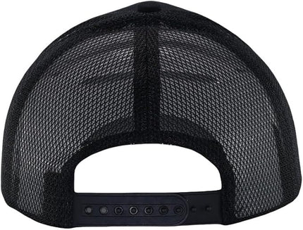 Mesh Snapback Hat (M/L/XL/XXL) - Blank Structured Men's Trucker Hats-Baseball Caps - Adjustable Ball Cap