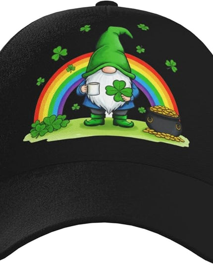 St. Patrick's Day Baseball Cap, Irish Green Clover Trucker Hat for Men Women, Fashion Adjustable Sun Visor Dad Hat