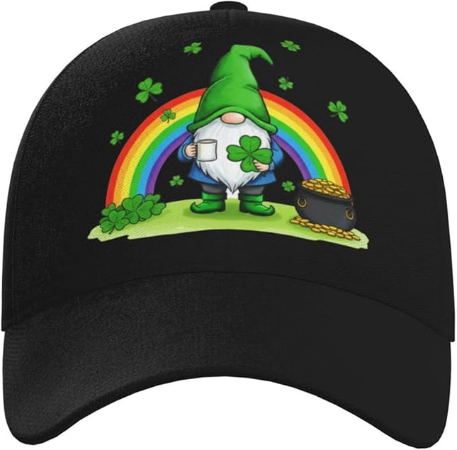 St. Patrick's Day Baseball Cap, Irish Green Clover Trucker Hat for Men Women, Fashion Adjustable Sun Visor Dad Hat