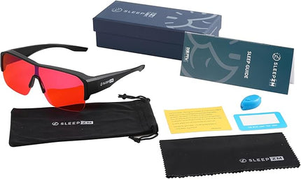 100% Blue Light Blocking Glasses - Women + Men - Better Sleep - Anti Eye Strain Protection - Computer Screens Gaming
