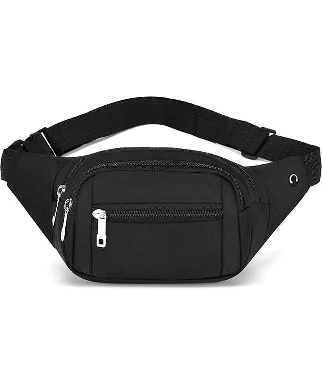 DAITET Crossbody Fanny Pack for Men&Women,Large Waist Bag & Hip Bum Bag with Adjustable Strap for Outdoors Workout Traveling Casual Running Hiking Cycling