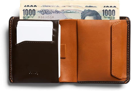 Bellroy Coin Wallet (Slim Coin Wallet, Bifold Leather Design, Holds 4-8 Cards, Magnetic Closure Coin Pouch)