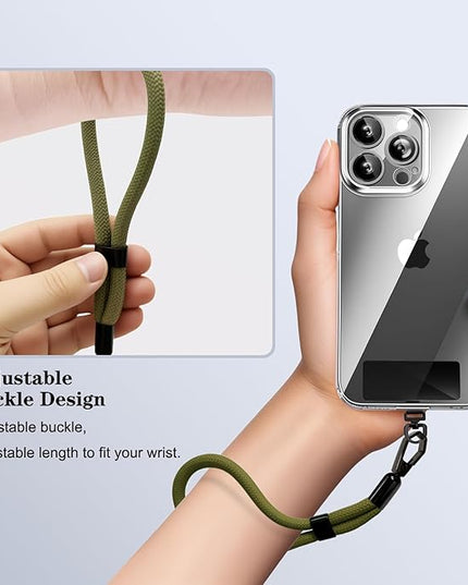 Phone Lanyard, 2 Pack Adjustable Cell Phone Lanyard Hand Phone Wrist Strap with Tether Tabs for Smartphones