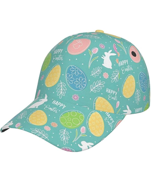 St. Patrick's Day Baseball Cap for Men Women Flower Print Sport Outdoor Travel Trucker Hat Sun Protection Dad Hats