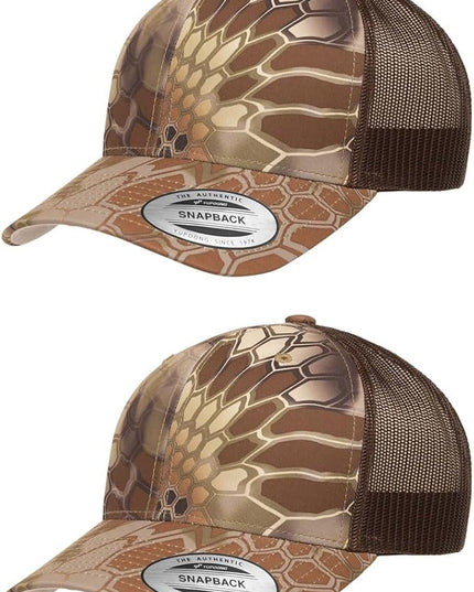 Yupoong Classic Premium Mesh 6 Panel Retro Trucker Cap | Mid Profile Snapback | OSFA | Bulk Pack Available