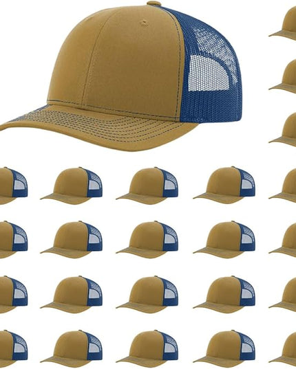 Richardson 112 Classic Six-Panel Adjustable Snapback Trucker Cap | Bulk Packs Available