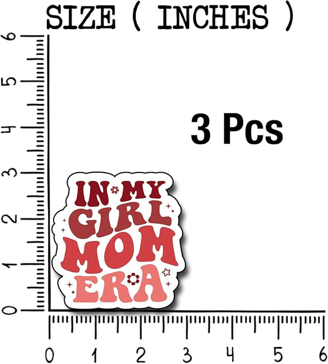 (3Pcs) in My Girl Mom Era Sticker, Sticker Gifts Mom Decorate Books, Laptops, Water Bottles Kindles Stickers, Phones Tumbler Waterproof Vinyl 3" Inch