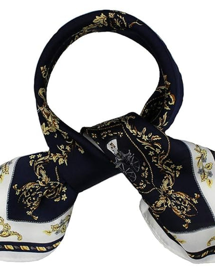 ANDANTINO 100% Mulberry Silk Scarf -21” Lightweight Square Neckerchief – Breathable Digital Printed Scarves with Gift Packed