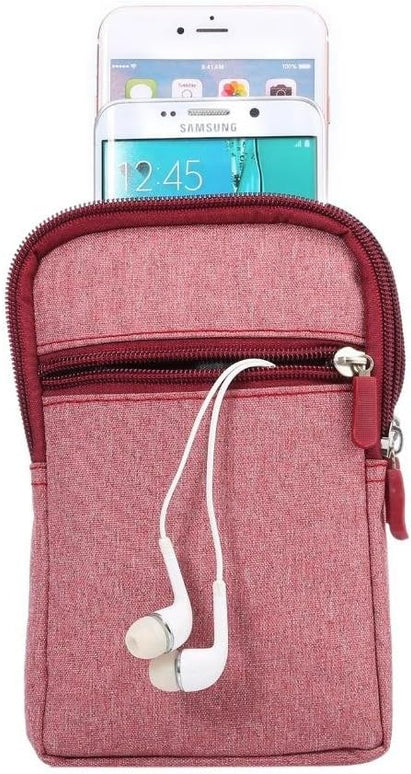 Universal Cell Phone Purse Multipurpose Waist Pack Bag for Outdoor Sports Moblie Phone Carrying Cases Belt Bag Pouch for iPhone X/8/7/6/6S Plus Samsung Galaxy Series Phones Under 6.3'' from WaitingU