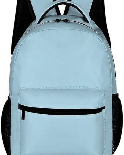 Fashion Light Blue Backpack Lightweight Large Capacity Laptop Daybag for Travel Work