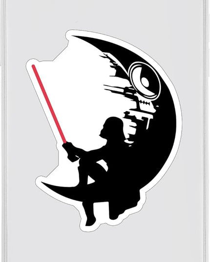 (1PC) Death Vader Star Sticker for Phone Tablet Laptop Car Truck Window | 4" Sticker