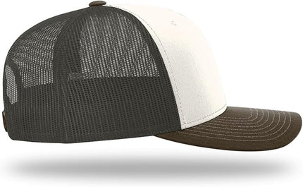 Richardson 112 Trucker Hat - Premium Adjustable Snapback Hat - Structured Six Panel Richardson Blank Caps