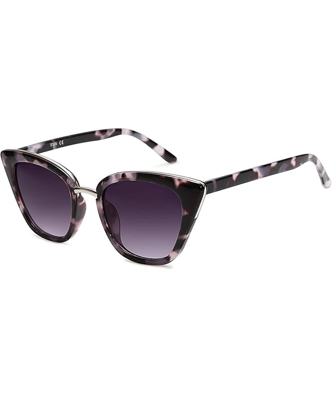 SOJOS Cat Eye Designer Sunglasses Fashion UV400 Protection Glasses SJ2052