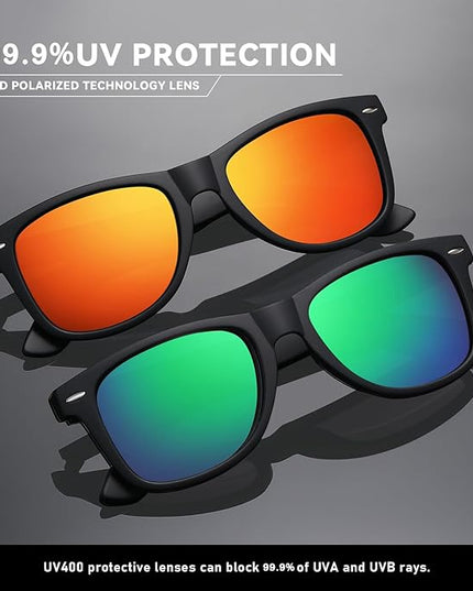 Polarized Sunglasses Womens Men - Sun glasses Fashion Trendy Driving Fishing UV Blocking UV400 Protection
