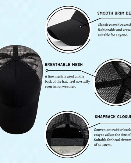 VOASTEK Running Hats for Men Baseball Cap Outdoor Essentials Runner Hat Jogging Cap Tennis Golf Workout Hats