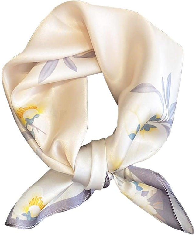 Dailyacc Hair Bandanas Scarf For Women Lightweight Fashion Neck Silk Satin Head Scarves For Sleeping Handbags Scarf
