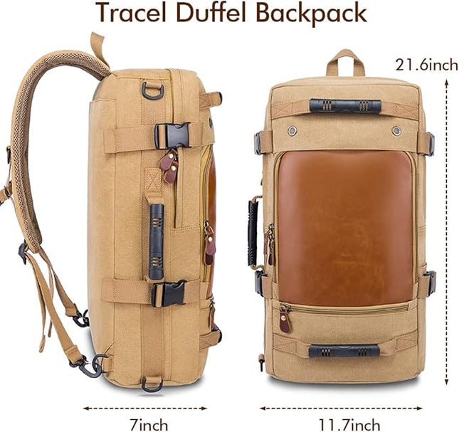 KAKA Wear-Resistant Durable Backpack,Duffle Bag Travel Carry On Backpack