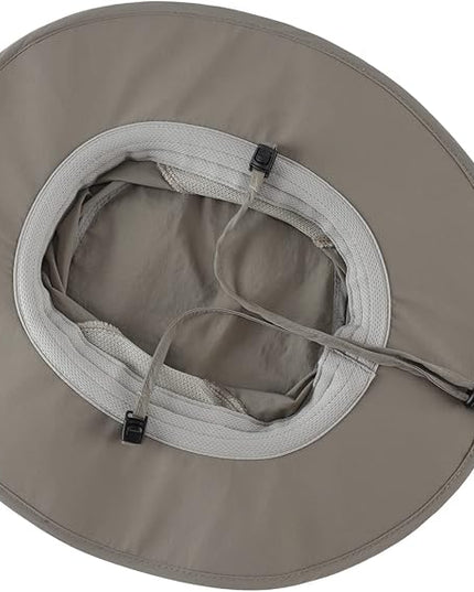 Home Prefer UPF50+ Mens Sun Hat Wide Brim Fishing Hat for Men UV Protection Womens Beach Bucket Hat for Golf Hiking Gardening