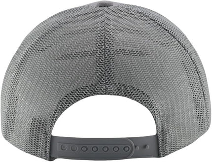 Flat Bill Snapback Mesh Hats | Fits OSFM & XXL Big Head | Blank Solid Color Adjustable Trucker Hat for Men