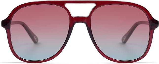 SOJOS Retro Polarized Aviator Sunglasses Womens Mens Classic 70s 80s Vintage Trendy Square Aviators SJ2174