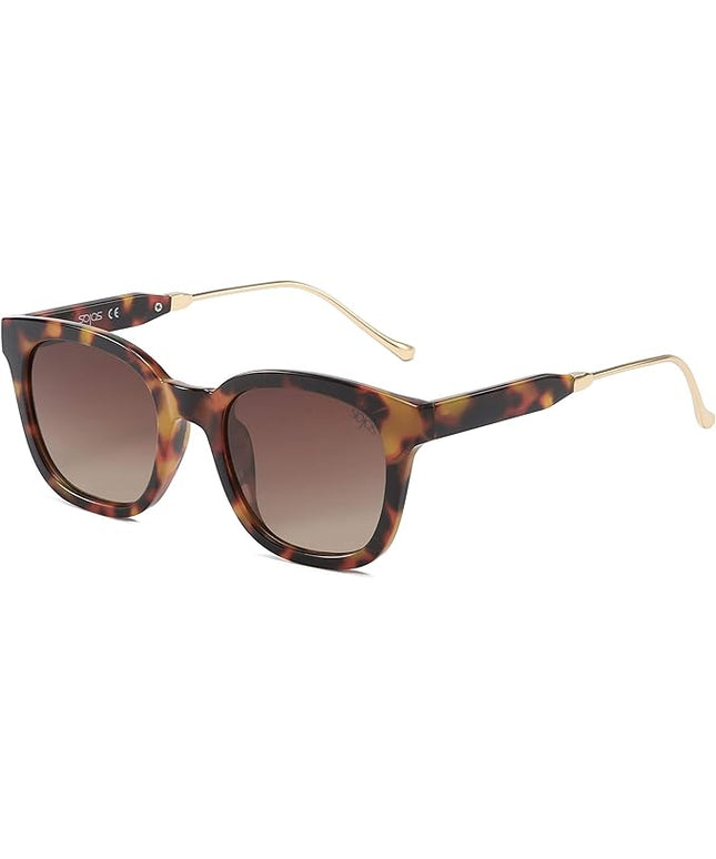 SOJOS Classic Square Polarized Sunglasses Womens Mens Retro Trendy UV400 Sunnies SJ2050
