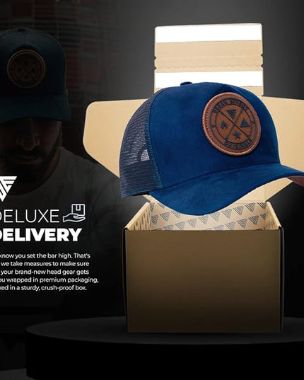 Urban Effort Mesh Back Cap - for Men and Women Baseball Hat 5-Panel Trucker Hat - Great Snapback Closure for Hunting & Hiking