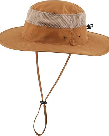 Home Prefer UPF 50+ Men's Sun Hat Wide Brim Bucket Hat UV Protection Hat for Mens Womens Beach Safari Gardening Golf Fishing