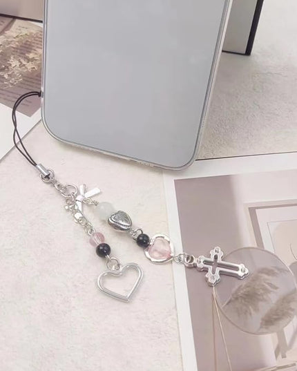 Cute Y2K Phone Charm Aesthetic Phone Charms Accessories Cute PhoneLanyard String for Bag Purse Backpack Airpods Pendants Decor