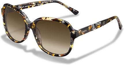 CARFIA Acetate Oversized Square Polarized Sunglasses for Women UV Protection Retro Trendy Big Shades