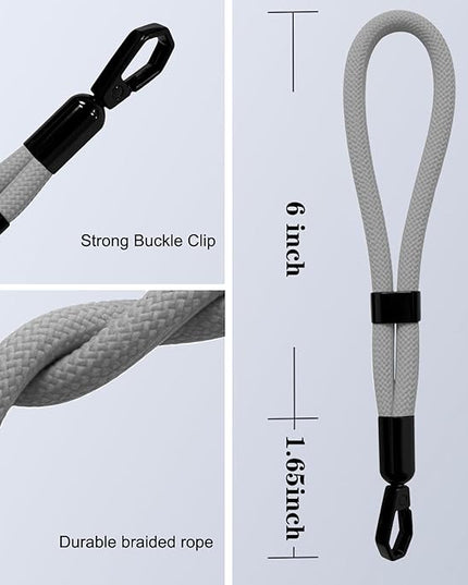 Phone Lanyard, 2 Pack Adjustable Cell Phone Lanyard Hand Phone Wrist Strap with Tether Tabs for Smartphones