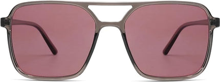 SOJOS Trendy Vintage Aviator Square Sunglasses For Womens Mens Retro 70s UV400 Women Sun Glasses SJ2327