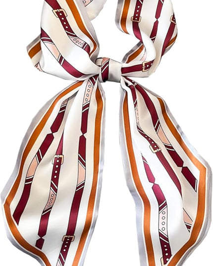 Purse Scarf For Handbags Head Scarves For Women's Hair Bags Scarfs Long Skinny Scarves Fashion Silky