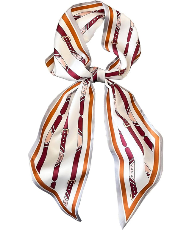 Purse Scarf For Handbags Head Scarves For Women's Hair Bags Scarfs Long Skinny Scarves Fashion Silky
