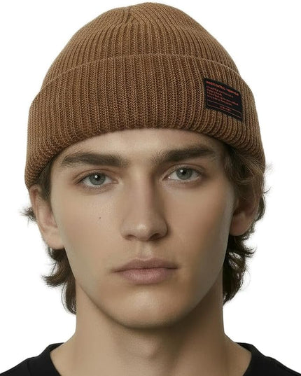 UNDERCONTROL Winter Trawler Fisherman Beanie Men Women Unisex Stylish Plain Docker Skull Hat Roll up Watch Cap Color Pack