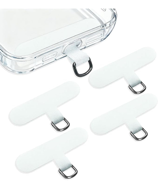 Fannoday Phone Tether Tab, 4 Pcs Universal Phone Lanyard Tab Used with Crossbody Strap, for Cell Phone Cases