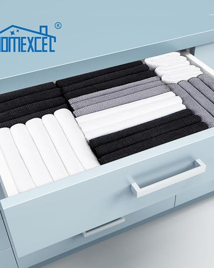 HOMEXCEL White Microfiber Cleaning Cloth, 12 Pack Premium Microfiber Towels for Cars, Lint Free, Scratch-Free, Highly Absorbent, Reusable Cleaning Rags for Car, Household, Kitchen, Window, 11.5"X11.5"