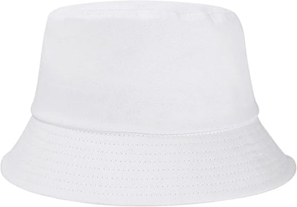 Umeepar Unisex Cotton Packable Bucket Hat Sun Hat Plain Colors for Men Women