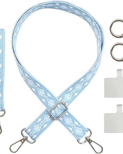 LEMEDE Adjustable Phone Lanyard - Phone Wristlet & Crossbody Phone Strap, Versatile for ID, Camera，Key straps(1" Width)