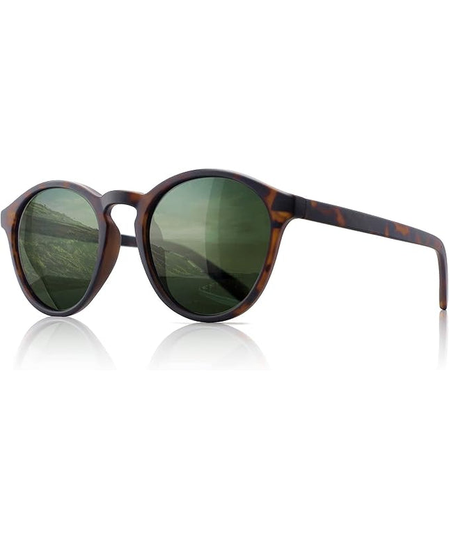 SUNGAIT Classic Vintage Round Polarized Sunglasses for Women Men Retro Style UV400
