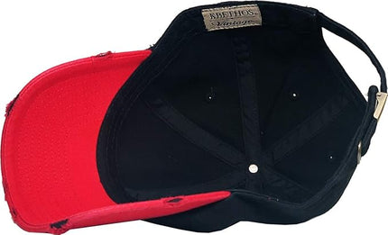 KBETHOS Vintage Washed Distressed Cotton Dad Hat Baseball Cap Adjustable Polo Trucker Unisex Style Headwear