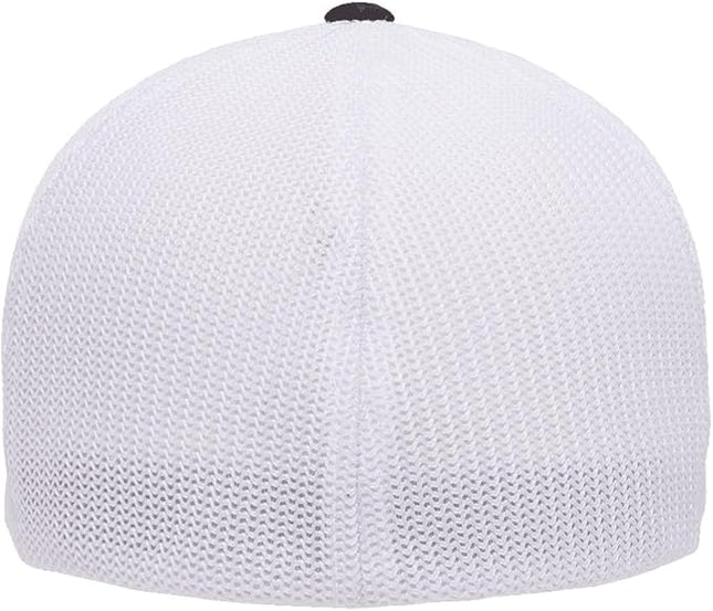 Flexfit 6511 Fitted Mid-Profile Stretchable Mesh Panels Trucker Cap | Bulk Pack Available