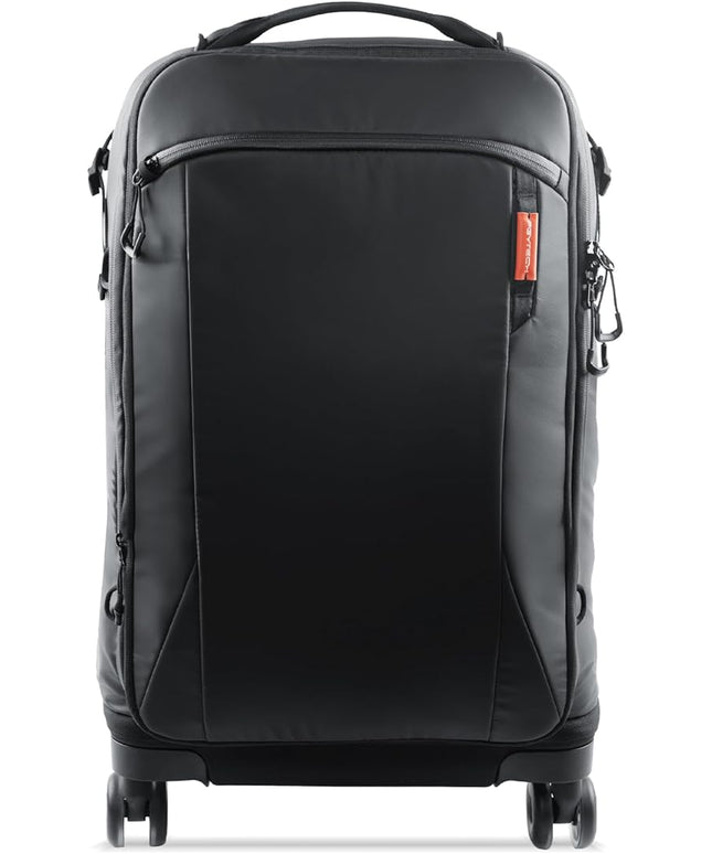 PGYTECH 2-in-1 Roller Camera Backpack, DSLR/SLR/Mirrorless Bag for Travel Photographers, Rolling Luggage with Tripod & Removable Modular & Rain Cover, Compatible with Canon, Nikon, Sony