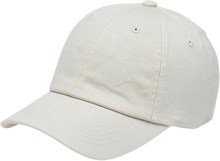 E BY ELIDAN Classic Dad Hat Cotton, Low-Profile Plain Baseball Cap, Adjustable, Breathable and Packable