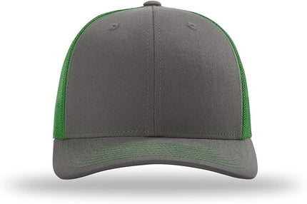 Richardson 112 Trucker Hat - Premium Adjustable Snapback Hat - Structured Six Panel Richardson Blank Caps