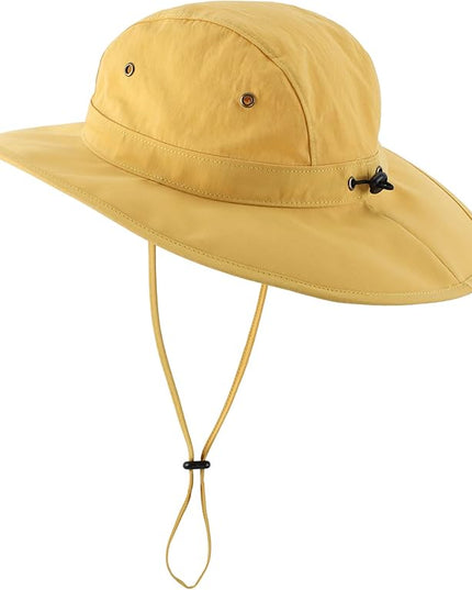 Home Prefer Summer UPF 50+ Men's Bucket Sun Hat Wide Brim Fishing Hat Safari Hat
